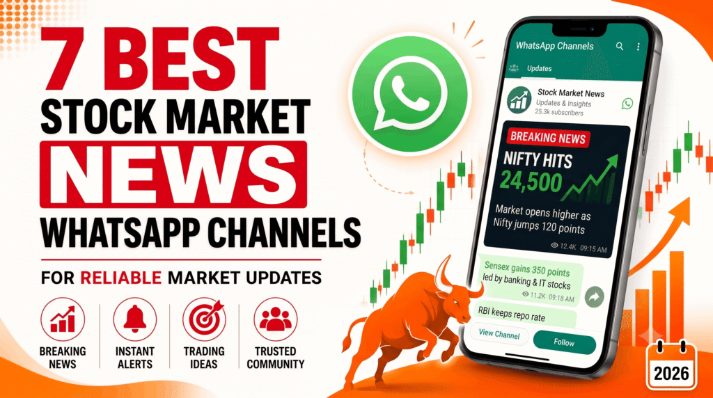 Best Stock Market News WhatsApp Channels in India